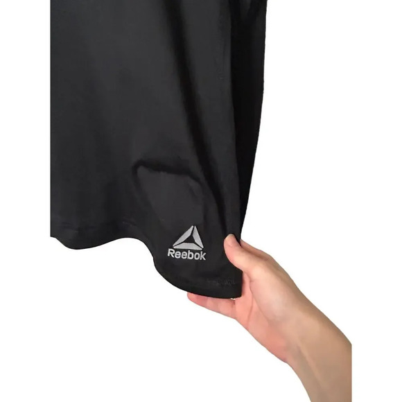 Reebok Men XL Black Long Sleeve T-Shirt Base Layer Performance Underwear Solid - Picture 2 of 4